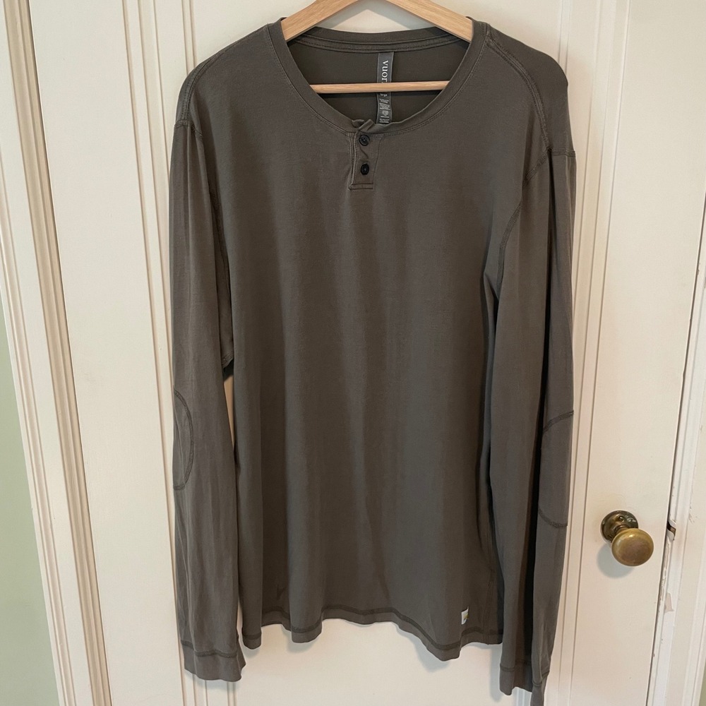 Vuori Long Sleeve Ever Henley Large